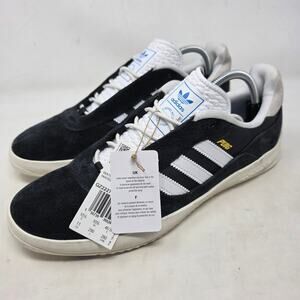 Adidas Puig Indoor Black White Suede Skate Shoes Mens 11